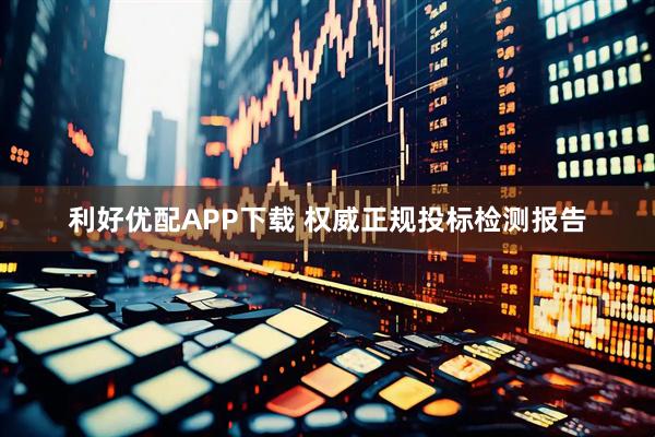利好优配APP下载 权威正规投标检测报告